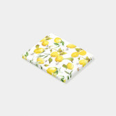 Waterverf citroenen 5 post-it® notes (Schuin)