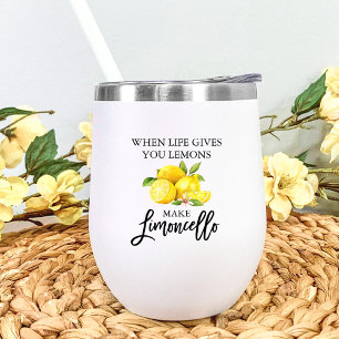 Waterverf Citroenen Borstel Script Limoncello