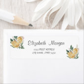 Waterverf Citroenen Botanisch Etiket (Insitu)