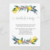 Waterverf citroenen Olijven Informatiekaartje (Voorkant)