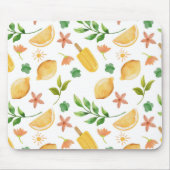 Waterverf Citroenen & Popsicles Muismat – Zomer (Voorkant)