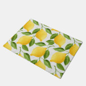 Waterverf citroenpatroon deurmat (Schuin)