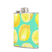 Waterverf citroenpatroon heupfles (Links)