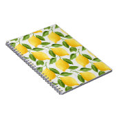 Waterverf citroenpatroon notitieboek (Rechterzijde)
