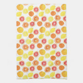 Waterverf Citrus Fruit Pattern Theedoek (Verticaal)