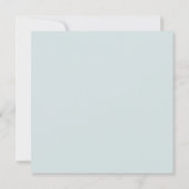 Waterverf Citrus met aqua border Wedding Save The Date (Achterkant)