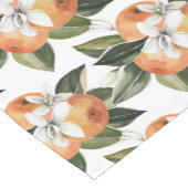 Waterverf Citrus Oranje Tafelloper (Hoek)