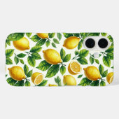 Waterverf Citrus Patroon Case-Mate iPhone Case (Achterkant (horizontaal))