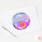 Waterverf Clouds Innov8tive Posh label (Envelop)