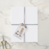 Waterverf Cockapoo Dog Verjaardagsfeest Bedankt Cadeaulabel (Met Touw)