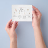 waterverf cocktail champagne in weekend flyer (Hand)