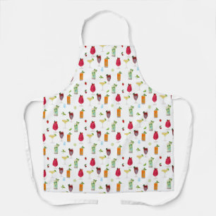 Waterverf Cocktails & Party Drinken Bartender Schort