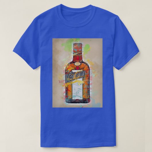 Waterverf Cointreau T-shirt (Design voorkant)