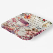  Waterverf collage Papieren Bordje (Gebogen)