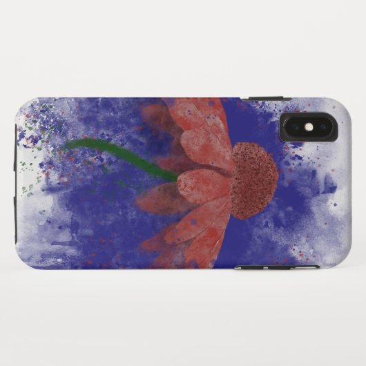 Waterverf Coneflower Case-Mate iPhone Case (Achterkant (horizontaal))