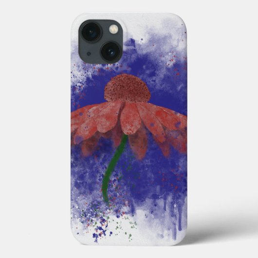 Waterverf Coneflower Case-Mate iPhone Case (Achterkant)
