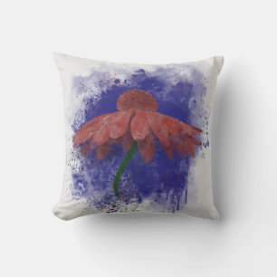 Waterverf Coneflower Kussen