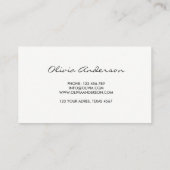 Waterverf confetti Colors visitekaartjes Event (Achterkant)