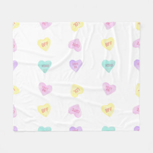 Waterverf Convo Heartz BFF Medium Fleece Blanket Deken