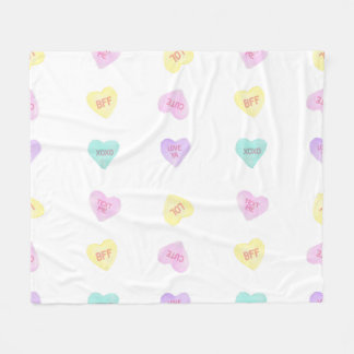 Waterverf Convo Heartz BFF Medium Fleece Blanket Deken