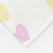 Waterverf Convo Heartz Blank pasta Fleece Deken (Hoek)