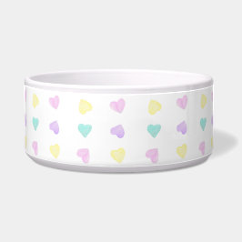 Waterverf Convo Heartz Pattern Bowl Voerbakje