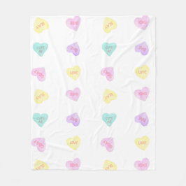 Waterverf Convo Heartz Slang Fleece Blanket