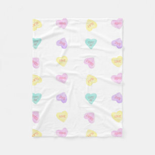 Waterverf Convo Heartz Slang Fleece Small Blanket