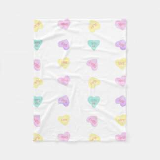 Waterverf Convo Heartz Slang Fleece Small Blanket