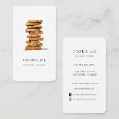Waterverf cookie Bakkerij visitekaartje (Voorkant / Achterkant)