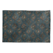Waterverf Copper Patina Damask Pattern Kussensloop (Achterkant)