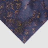 Waterverf Copper Patina Damask Pattern Tissuepapier (Detail)