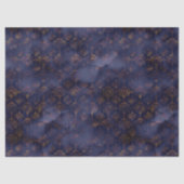 Waterverf Copper Patina Damask Pattern Tissuepapier (Voorkant)