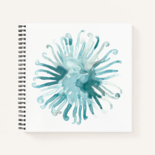 Waterverf Coral - Blue 2 Notitieboek