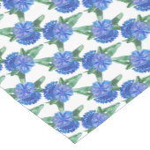 waterverf cornbloemen korte tafelloper (Hoek)