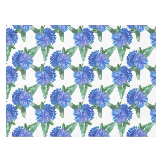 waterverf cornbloemen tafelkleed (Voorkant (Horizontaal))