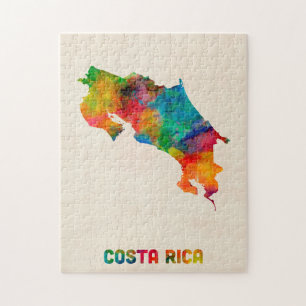 Waterverf Costa Rica Legpuzzel
