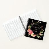Waterverf Cottage Garden Rozen Notitieboek (Binnen)