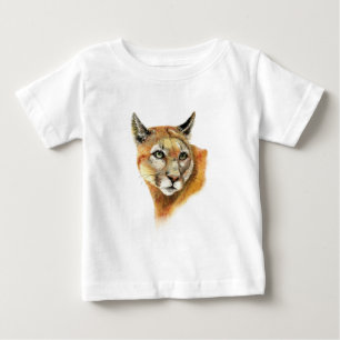 Waterverf Cougar Puma Animal Natuur Art