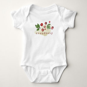 Waterverf Cranberry Baby Bodysuit