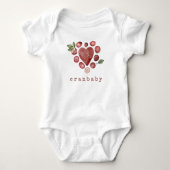 Waterverf Cranberry Romper (Voorkant)