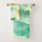 Waterverf Crashwaves Bad Handdoek (Insitu)