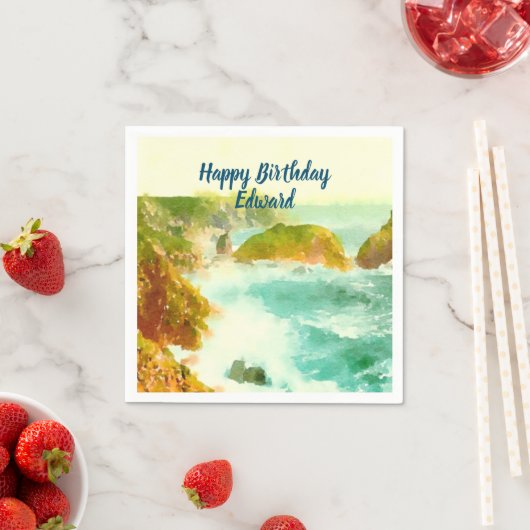 Waterverf Crashwaves Servet (Insitu)