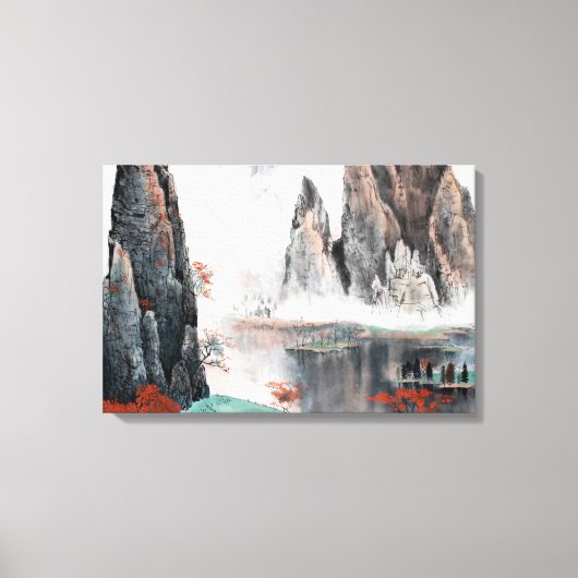 Waterverf Creëer Uw eigen aangepaste ontwerp Canvas Afdruk (Voorkant)