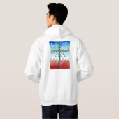 Waterverf Cross Hoodie (Achterkant volledig)