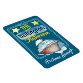 Waterverf Cruise Stateroom Cabinedeur Magneet (Rechterzijde)