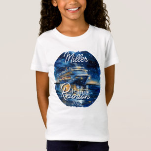 Waterverf cruiseschip familie reünie T-shirt