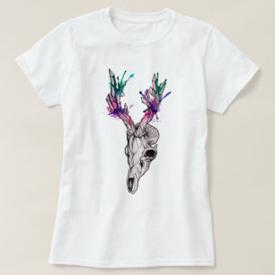 Waterverf Crystal Skull T-shirt