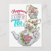 Waterverf Cup Briefkaart (Voorkant)