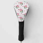 Waterverf cupcakes golfheadcover (Voorkant)
